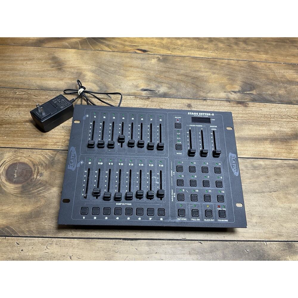 Elation Stage Setter-8 DMX Lighting Controller 8 CH Dimmer Console Rackmount
